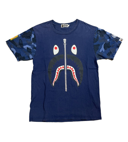Bape shark mgm blue camo - bape,