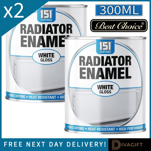 Radiator enamel white - radiator,