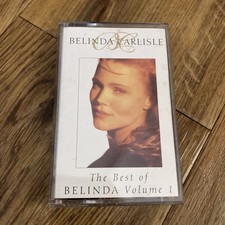 Belinda Carlisle the best of vol 1 1992 audio cassette tape 15 tracks VGC