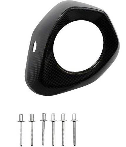 Akrapovic carbon fibre end cap - fibre,