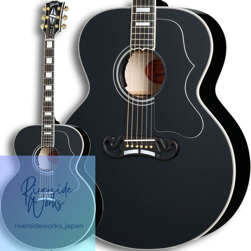 Gibson 200 custom ebony - sj-200,