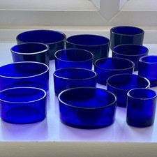 1x Small Cobalt Blue Bristol