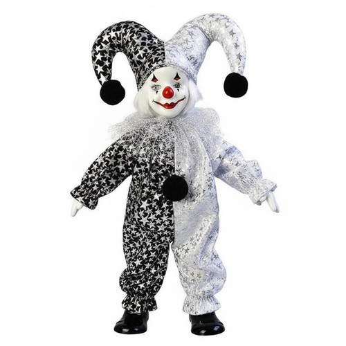 Ceramic clown figurine - ceramic,