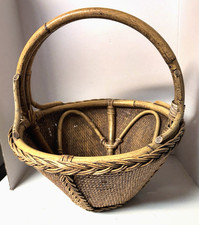 Large Handmade Wicker/ Bamboo
