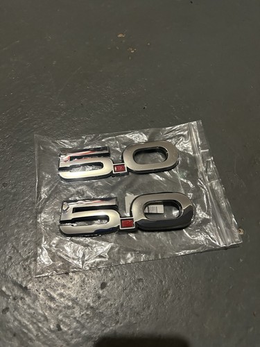 Mustang wing badge - 5.0, x