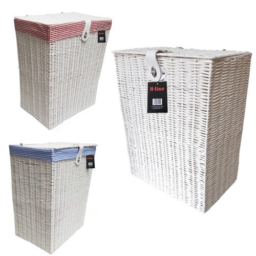 Medium resin white wicker - medium,