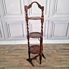 Antique barley twist tiered - antique,