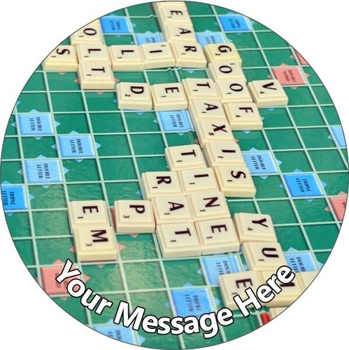 Board game personalised - board, cake