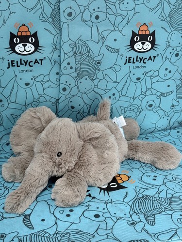 Jellycat smudge elephant 34cm - jellycat,