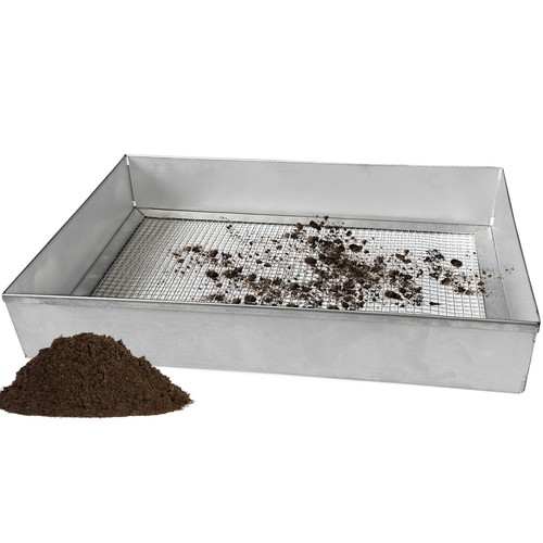 Large steel soil sifter - soil, sifter(17.5