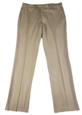 GUCCI Rare MENS Button Fly Lined Beige SIZE 56 36x34 Suit Pants Slacks Trousers