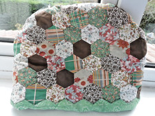 Vintage patchwork tea cosy