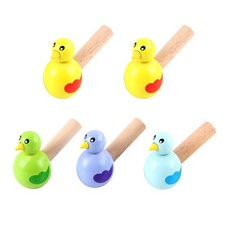  5 Pcs Cute Bird Whistle Toy Water Cartoon Noise Maker Child Musical Bird-shaped