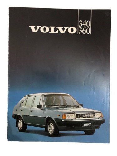 Volvo 340 360 brochure with - 340,