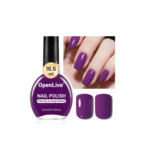 5ml purple nail polish - nail,