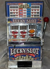 LUCKY Slot Machine Coin Bank
