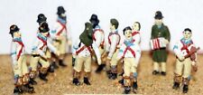 Morris Dancers Musicians F36p PAINTED OO Scale Langley Models People Figures