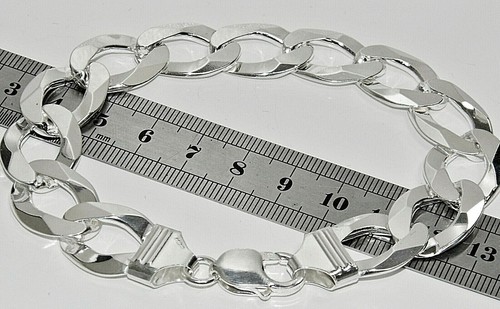 Sterling silver mens - mens, bracelet