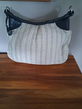 Tula Leather and Fabric Top