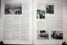 Original Old Vintage Print