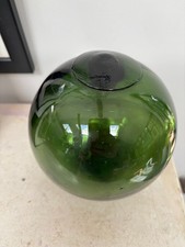 Vintage Green Glass Fishing