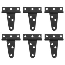 6Pcs T-Strap Door Hinges, 2"