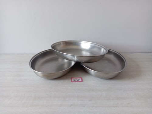 Stainless steel serving - 3x,