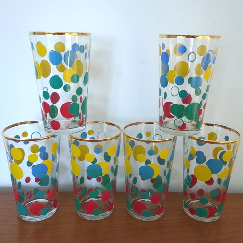 Vintage spotty spots tumbler - spotty,
