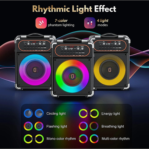 Portable karaoke machine with - ,