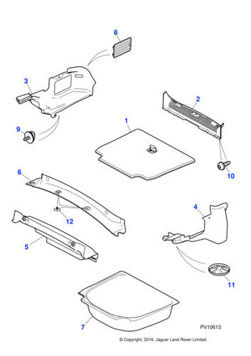 Jaguar genuine c2p12295 - genuine,