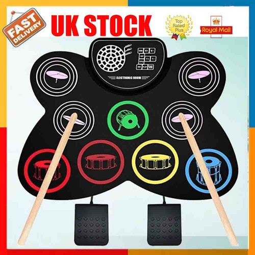 Electronic drum set with - drum,