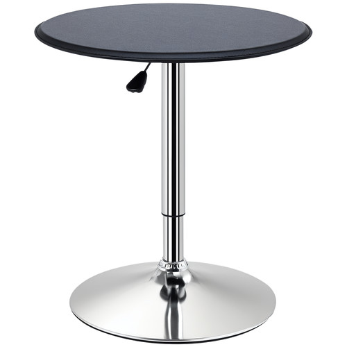 Homcom round bar table - round, swivel