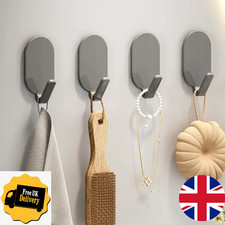5x Strong Wall Hooks Self