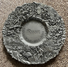 Royal Selangor Pewter Plate THE HOBBIT Signed & Dated by Graeme Anthony BOXED