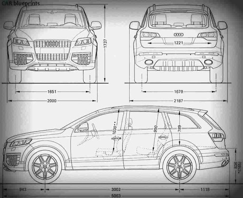 Audi v12 tdi blueprint - audi,