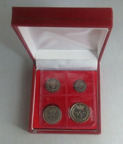 1881 maundy money - money, queen