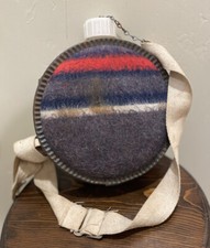 Vintage Western Round Canteen