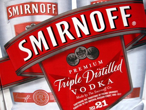 Smirnoff vodka retro metal - vodka,,
