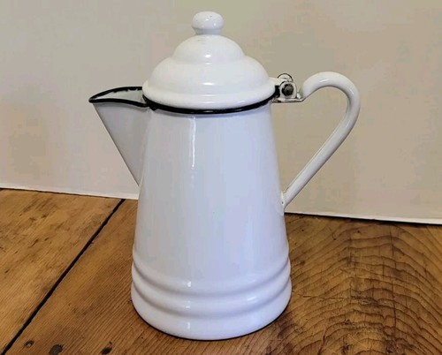 Vintage white enamelware - white,