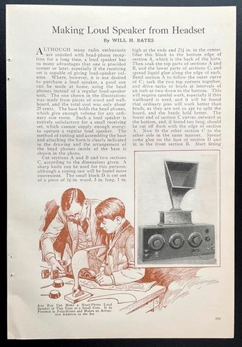 Making loud speaker from - “making,
