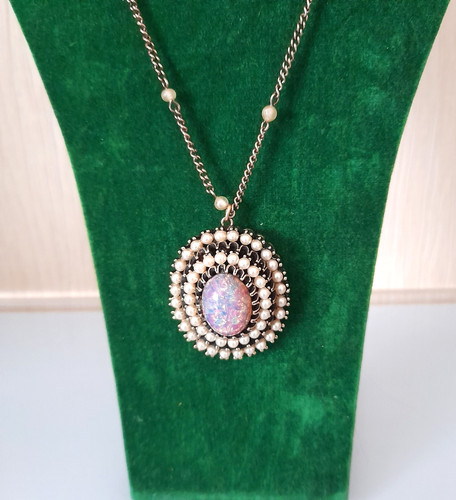Vintage harlequin opal glass - harlequin,