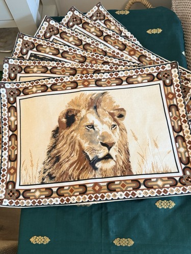 Set vintage safari lion - 6,