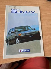 NISSAN SUNNY BROCHURE -