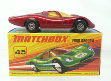 MATCHBOX SUPERFAST No 45 FORD GROUP 6 1-75 SERIES GREEN BASE BOXED