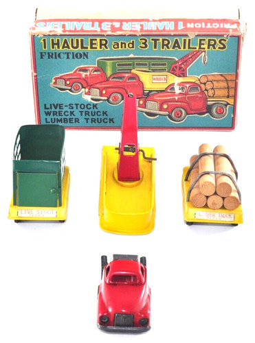 Rare vintage friction - vintage, tin