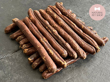 Long Sausages Natural Dog Treats - venison, chicken, liver, salmon, beef sausage