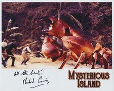Michael Craig Signed 8x10 Photo ~ Mysterious Island (1961) -  Ray Harryhausen -