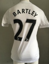 Swansea Match Worn 2014-2015 Home Bartley Large