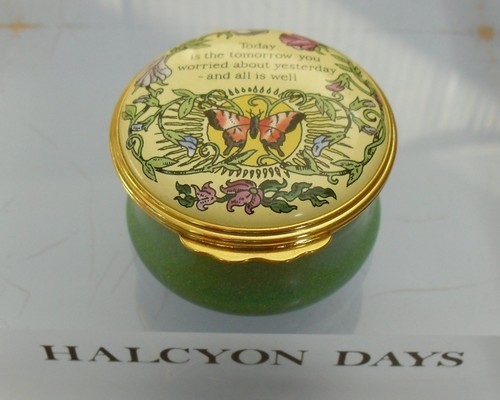 Halcyon days today the - is,
