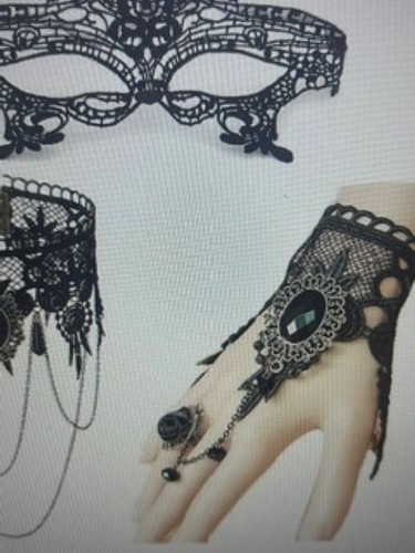 Black lace gothic - lace, &
